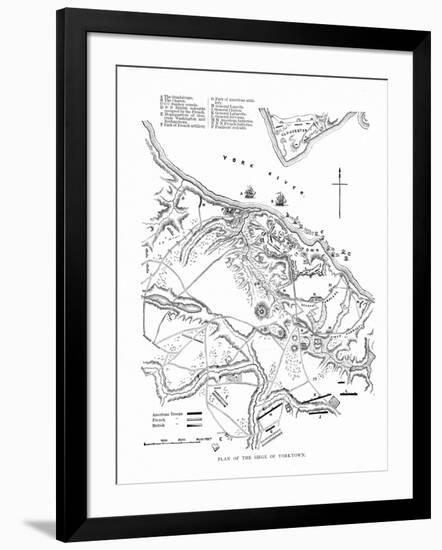 Siege of Yorktown, 1781-null-Framed Giclee Print