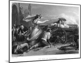 Siege of Zaragosa, Spain, Peninsular War, 1808 (C1822-C187)-William Greatbach-Mounted Giclee Print
