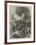 Siege Operations at Chatham, Explosion of a Mine-null-Framed Giclee Print