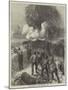 Siege Operations at Chatham, Explosion of a Mine-null-Mounted Giclee Print
