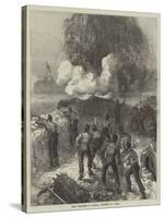 Siege Operations at Chatham, Explosion of a Mine-null-Stretched Canvas
