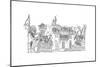 Siege Scene, C1260-Henry Shaw-Mounted Giclee Print