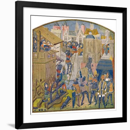 'Siege Train, Fifteenth Century (MS. Roy. 14 E. iv.)', c1470, (1903)-Master of the Vienna and Copenhagen Toison d'Or-Framed Giclee Print