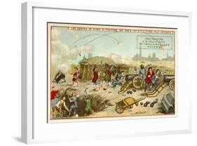 Siege Warfare under Marshal Vauban, 17th Century-null-Framed Giclee Print