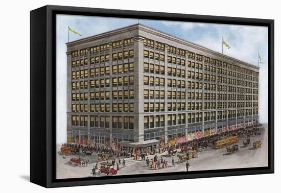 Siegel Department Store-null-Framed Stretched Canvas