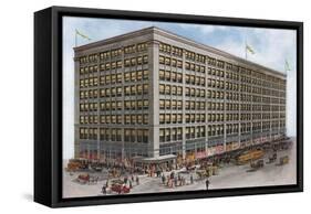 Siegel Department Store-null-Framed Stretched Canvas