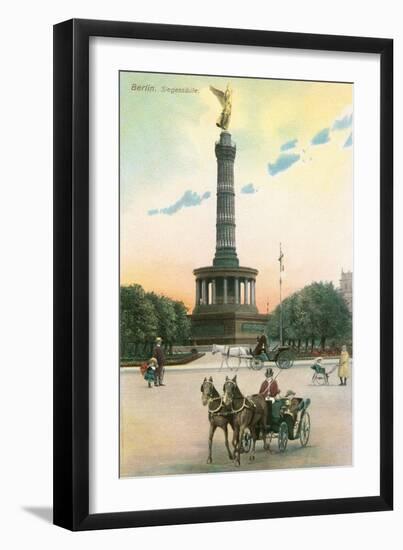 Siegesaule Monument, Berlin, Germany-null-Framed Art Print