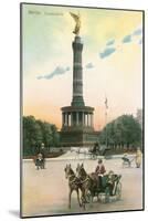 Siegesaule Monument, Berlin, Germany-null-Mounted Art Print