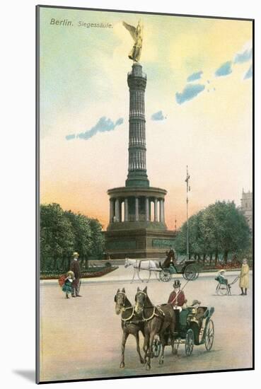 Siegesaule Monument, Berlin, Germany-null-Mounted Art Print