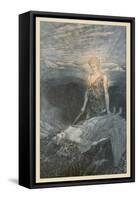 Siegfried and Brunnhilde-Arthur Rackham-Framed Stretched Canvas