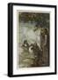 Siegfried and Maidens-Arthur Rackham-Framed Art Print