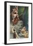 Siegfried and the Rhine Maidens-null-Framed Art Print