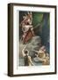 Siegfried and the Rhine Maidens-null-Framed Art Print