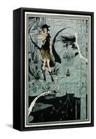 Siegfried by Aubrey Beardsley`-Aubrey Beardsley-Framed Stretched Canvas