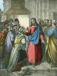 Jesus Gives Sight to One Born Blind, from a Bible Printed by Edward Gover, 1870s-Siegfried Detler Bendixen-Giclee Print