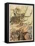 Siegfried Goes Away-Arthur Rackham-Framed Stretched Canvas