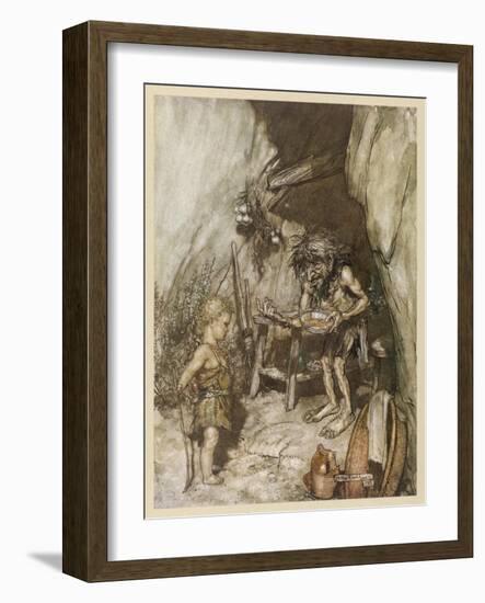 Siegfried Infant-Arthur Rackham-Framed Art Print