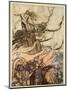 Siegfried leaves Brunnhilde in search of adventure, from 'Siegfried and the Twilight of Gods'-Arthur Rackham-Mounted Giclee Print