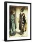 Siegfried Meets Gutrune: The Twilight of the Gods, 1911-Arthur Rackham-Framed Giclee Print