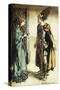 Siegfried Meets Gutrune: The Twilight of the Gods, 1911-Arthur Rackham-Stretched Canvas