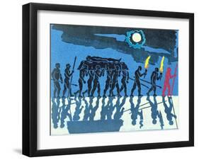 Siegfried's Funeral, Illustration from 'Gotterdammerung'-Phil Redford-Framed Giclee Print