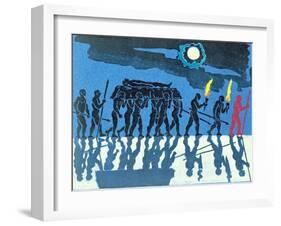 Siegfried's Funeral, Illustration from 'Gotterdammerung'-Phil Redford-Framed Giclee Print