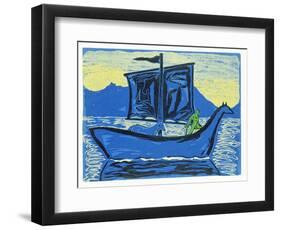 Siegfried's Journey Down the Rhine, Illustration from 'Gotterdammerung'-Phil Redford-Framed Giclee Print