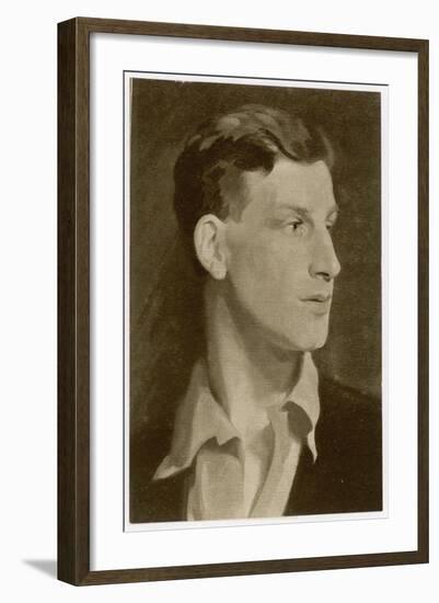 Siegfried Sassoon English Writer of Poetry and Prose-Glyn Philpot-Framed Art Print