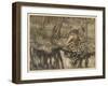 Siegfried Sees Himself-Arthur Rackham-Framed Art Print