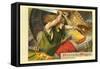 Siegfried Slaying Dragon-null-Framed Stretched Canvas