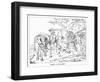 Siegfried, the Dragonslayer, Engraved by J. Dielmann-Alfred Rethel-Framed Giclee Print