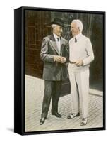 Siegfried Wagner with Toscanini-null-Framed Stretched Canvas