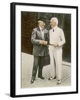Siegfried Wagner with Toscanini-null-Framed Photographic Print