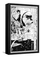 Siegfried-Aubrey Beardsley-Framed Stretched Canvas
