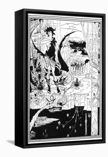 Siegfried-Aubrey Beardsley-Framed Stretched Canvas