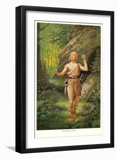 Siegfried-null-Framed Art Print