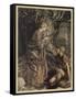 Siegmund and Sieglinde-Arthur Rackham-Framed Stretched Canvas