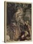 Siegmund and Sieglinde-Arthur Rackham-Stretched Canvas