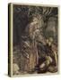 Siegmund and Sieglinde-Arthur Rackham-Stretched Canvas