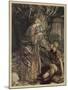Siegmund and Sieglinde-Arthur Rackham-Mounted Art Print