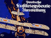 Poster Advertising the German Air War Booty Exhibition, 1918-Siegmund von Suchodolski-Giclee Print