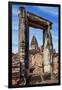 Siem Reap, Cambodia. Ancient doorway still standing through which the spires and statues atop of th-Miva Stock-Framed Photographic Print