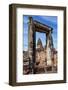 Siem Reap, Cambodia. Ancient doorway still standing through which the spires and statues atop of th-Miva Stock-Framed Photographic Print