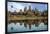 Siem Reap, Cambodia. Ancient ruins and towers of the Bayon Temple Angkor Wat-Miva Stock-Framed Photographic Print