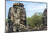 Siem Reap, Cambodia. Ancient ruins and towers of the Bayon Temple in Angkor Thom-Miva Stock-Mounted Photographic Print