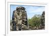 Siem Reap, Cambodia. Ancient ruins and towers of the Bayon Temple in Angkor Thom-Miva Stock-Framed Photographic Print