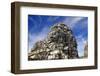 Siem Reap, Cambodia. Ancient ruins and towers of the Bayon Temple in Angkor Thom-Miva Stock-Framed Photographic Print