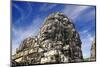 Siem Reap, Cambodia. Ancient ruins and towers of the Bayon Temple in Angkor Thom-Miva Stock-Mounted Photographic Print