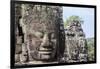 Siem Reap, Cambodia. Ancient ruins and towers of the Bayon Temple in Angkor Thom-Miva Stock-Framed Photographic Print