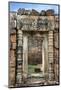 Siem Reap, Cambodia. Ornate doorway leads to the ancient ruins and towers of the Bayon Temple, Pre -Miva Stock-Mounted Photographic Print